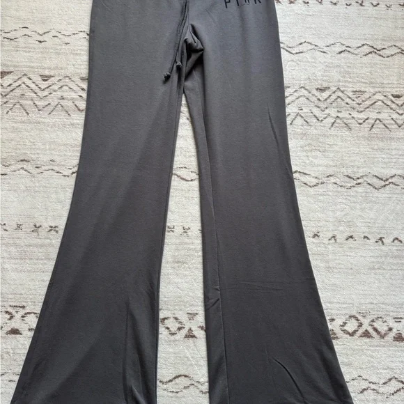 Victoria's Secret PINK Flare Bottom Pants - Charcoal and purple - Picture 9 of 11